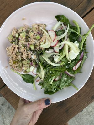 Lemon Pepper Tuna Salad + New Favorite Chopped Salad
