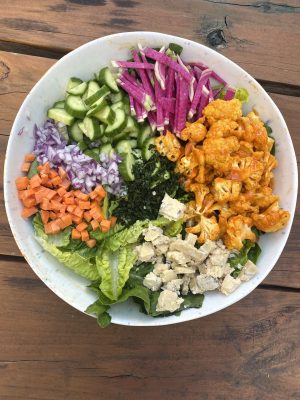 Buffalo Cauliflower Salad