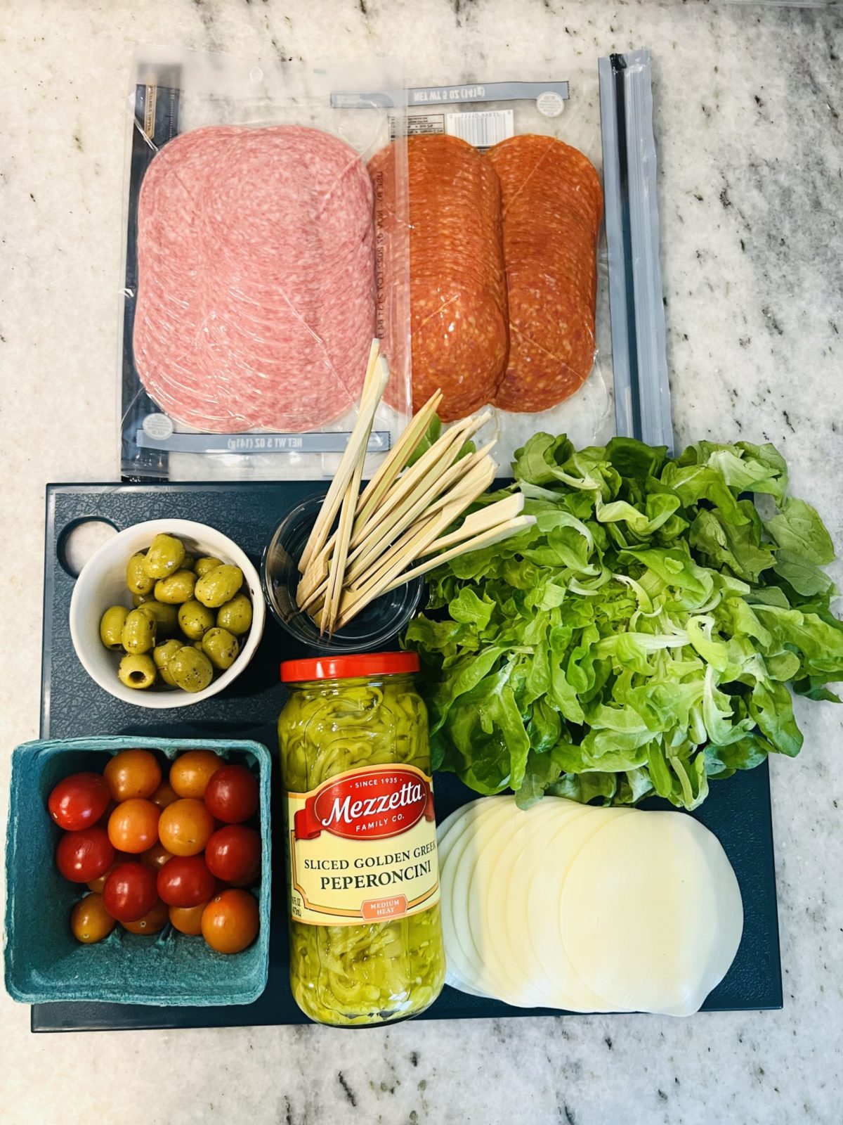 Summer Entertaining Easy Appetizer Antipasto Tacos Natalie Mason