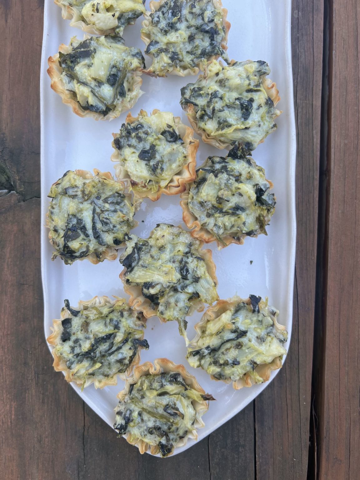 Spinach Artichoke Puff Pastry Bites Natalie Mason 9381