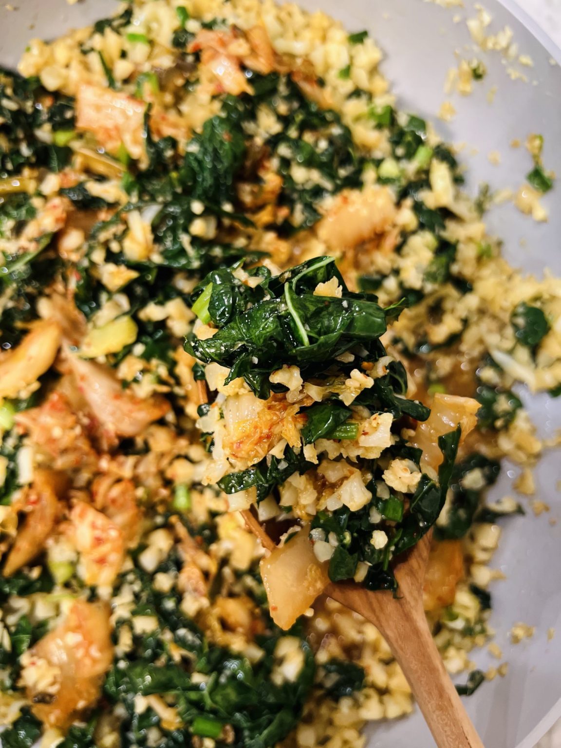 Kimchi Cauliflower Fried Rice Natalie Mason
