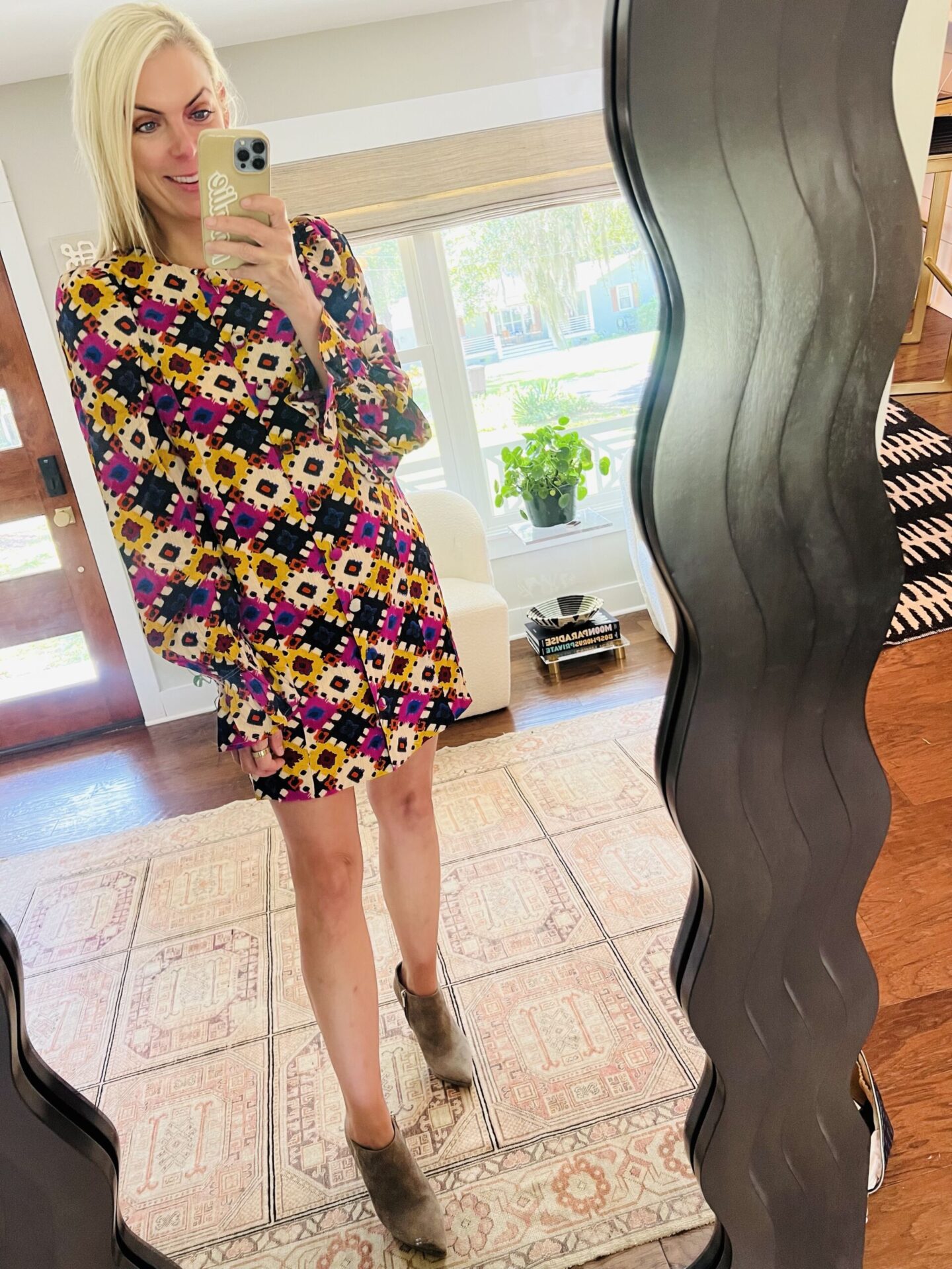 Geometric dress | Shopbop New Arrivals Try On