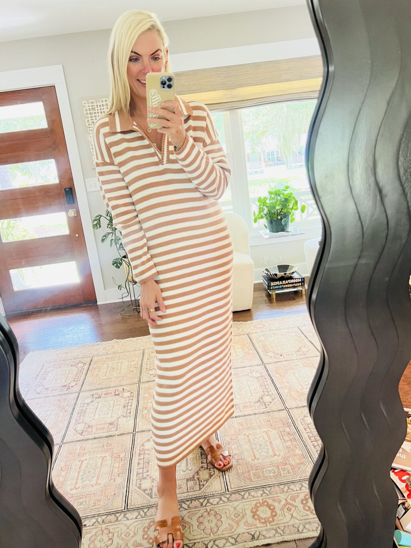 stripe dress | Shopbop New Arrivals Try On