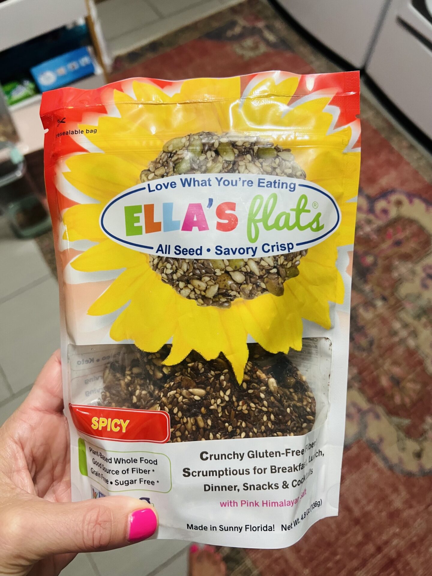 Ella's Flats Spicy Seed Crackers