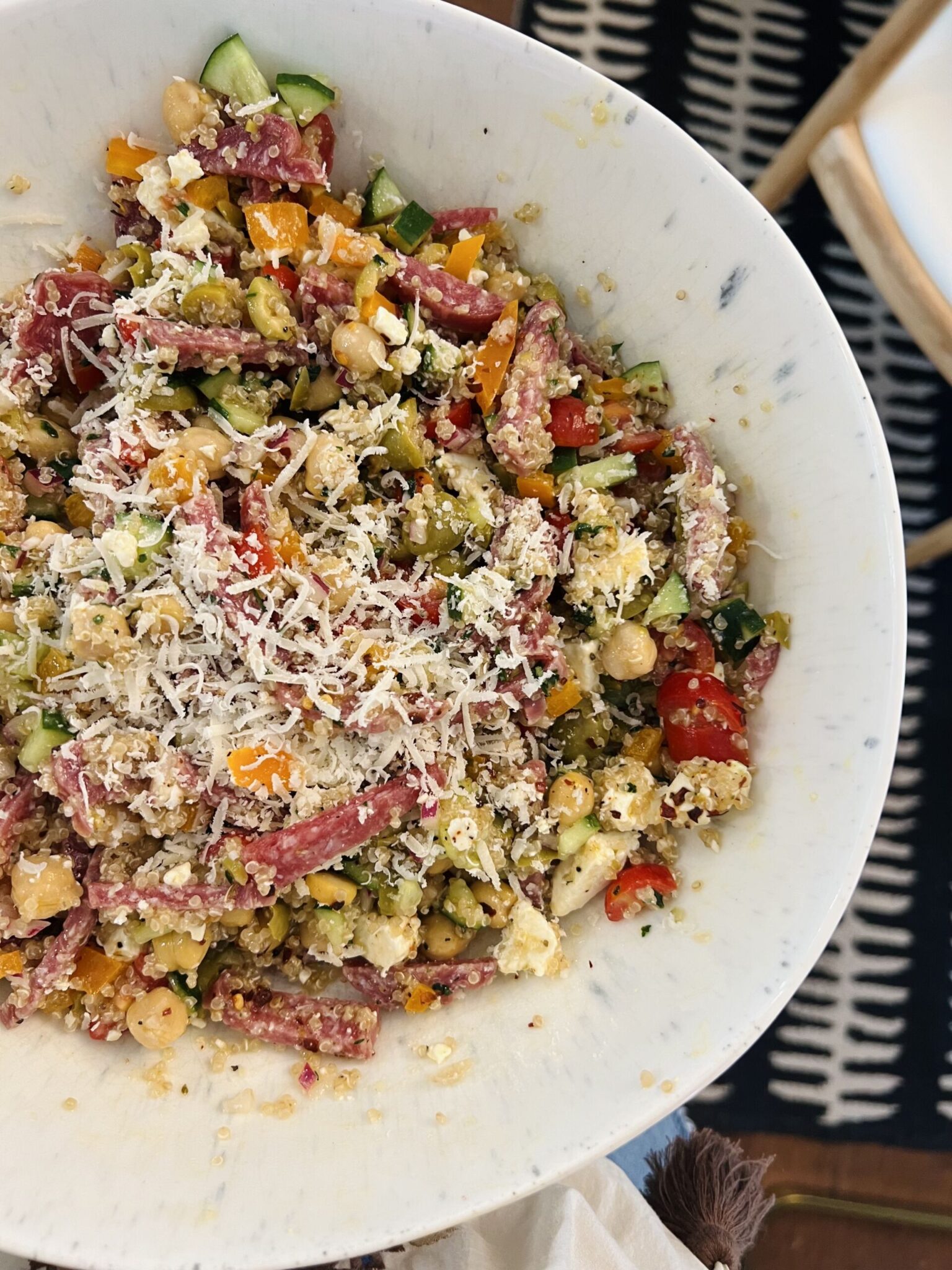 Antipasto Quinoa Salad Recipe Natalie Mason