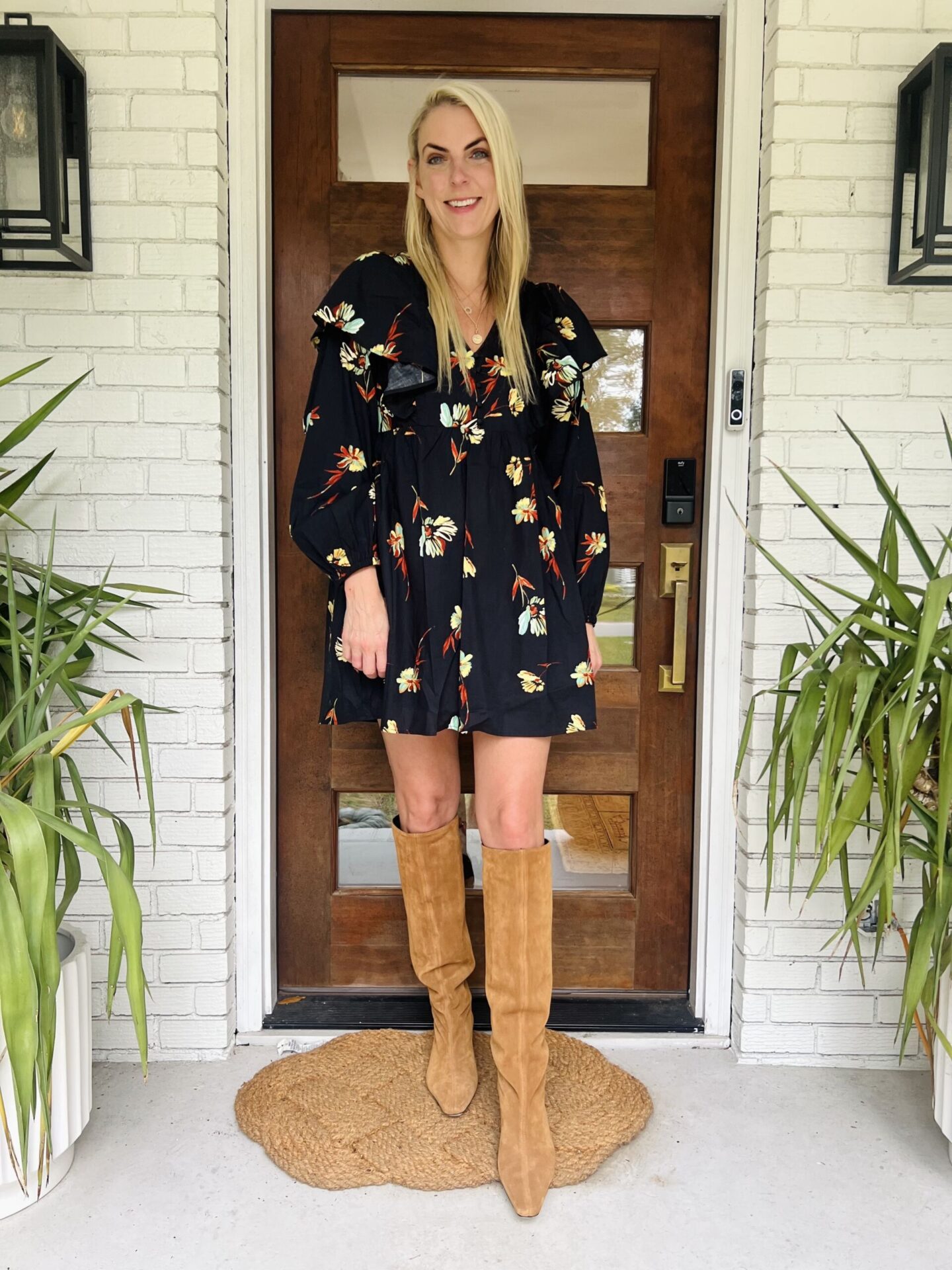 ShopBop dress and boots