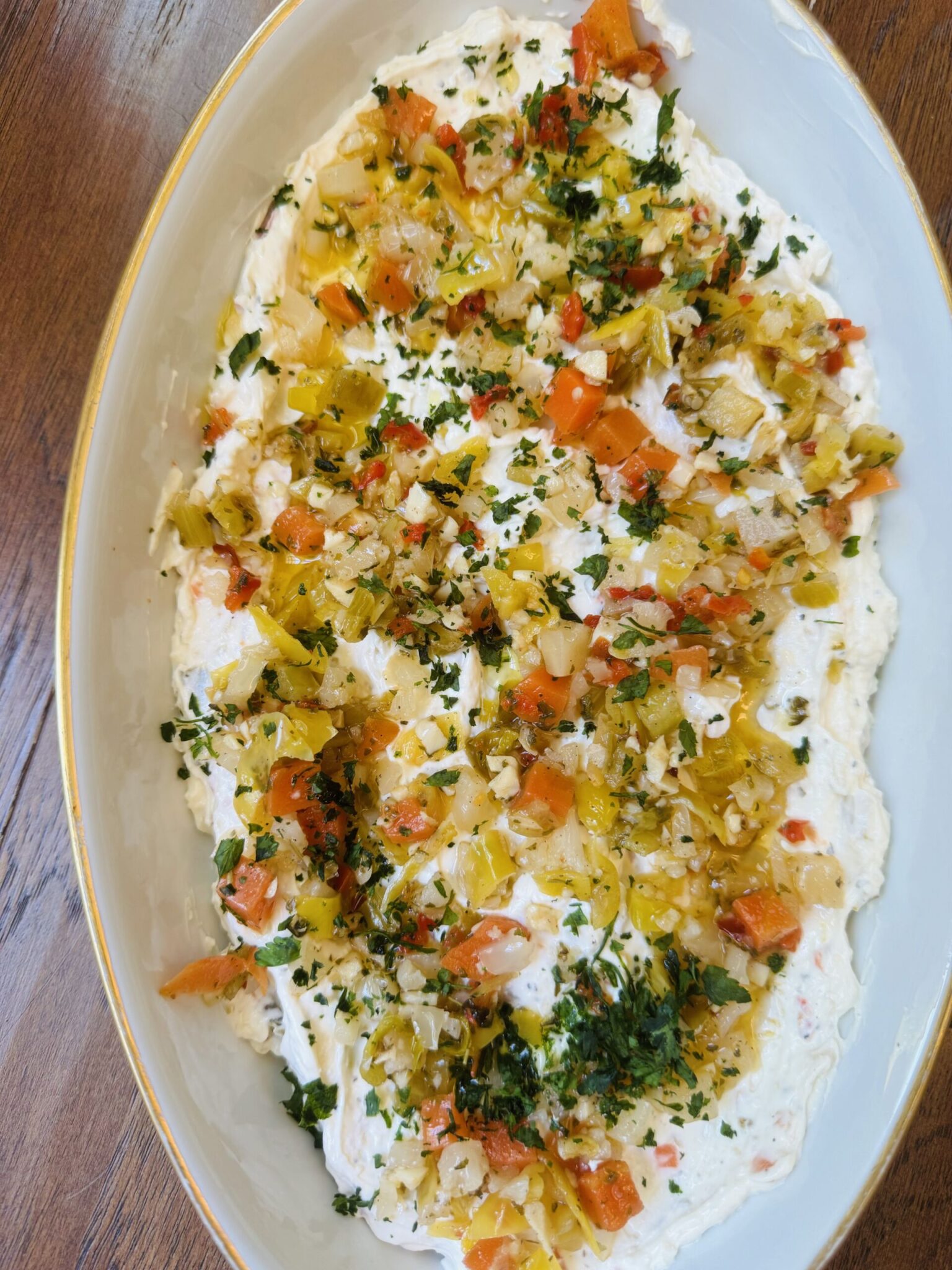 Creamy Giardiniera Dip - Natalie Mason